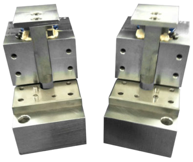 Custom notching die