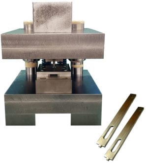 Pierce and trim die with parts